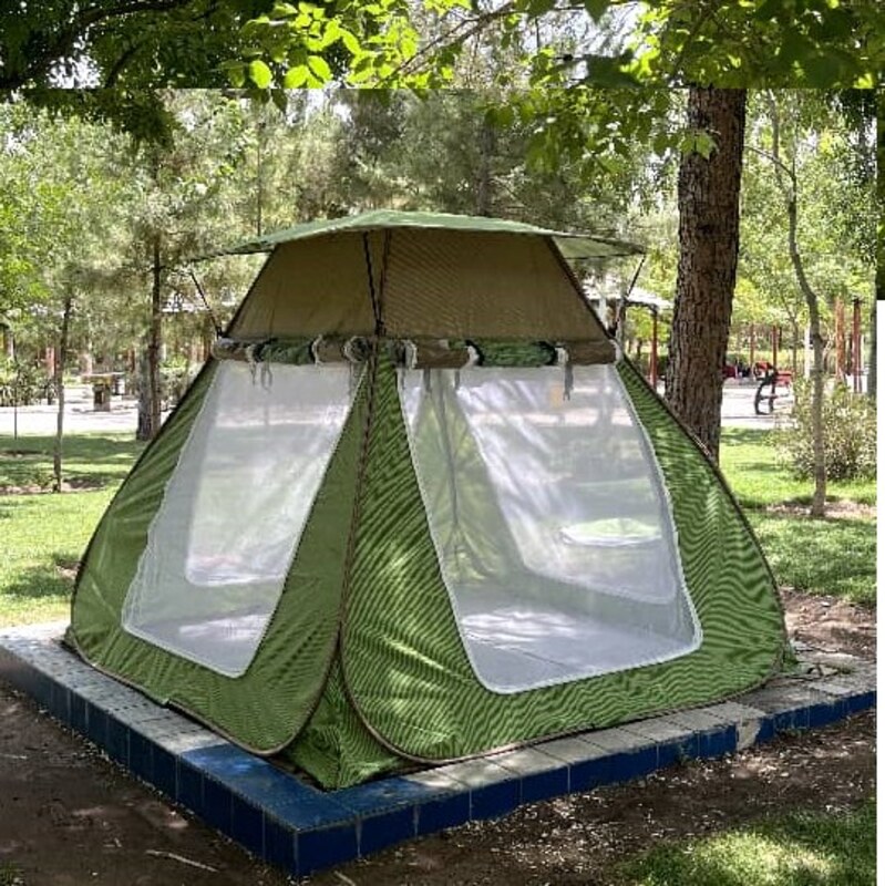 چادر مسافرتی و الاچیق 8نفره  ریپس مناسب کمپ سفر ماشین جنگل خیمه تجهیزات کد132