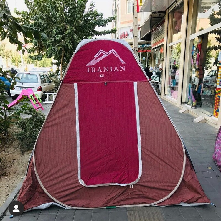 چادر مسافرتی 12 نفره سایز 9 متری با ارتفاع بلند درجه یک خانواده