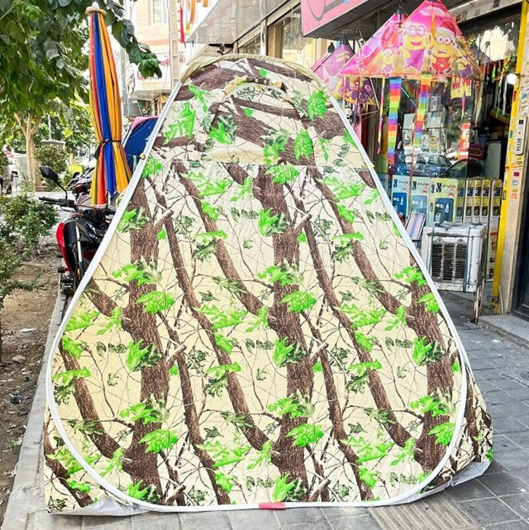 چادر مسافرتی 12 نفره جنس برنو با ارتفاع بلند و کف ضخیم و سه پنجره و رنگبندی