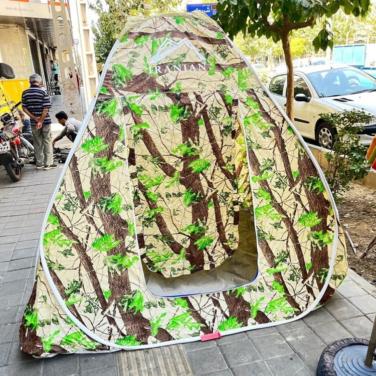 چادر مسافرتی 12 نفره جنس ضخیم برنو با کف ضخیم و سه پنجره و ارتفاع بلند کد13