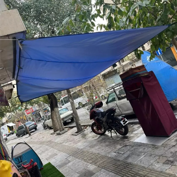 سایبان مسافرتی ضدآب با کاور سایز 9 متری