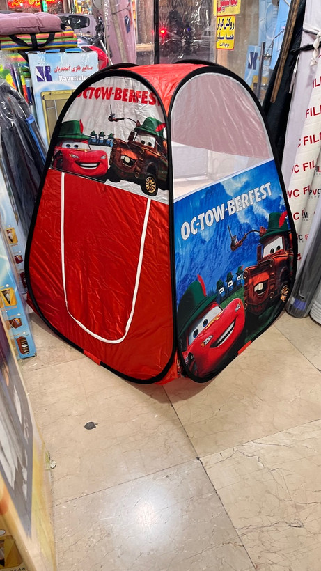 چادر بازی کودک طرح مک کویین