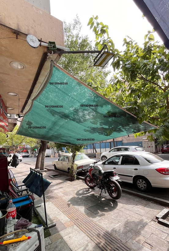 سایبان توری خنک کننده سایز ۴ در ۵ متر درجه یک اصلی