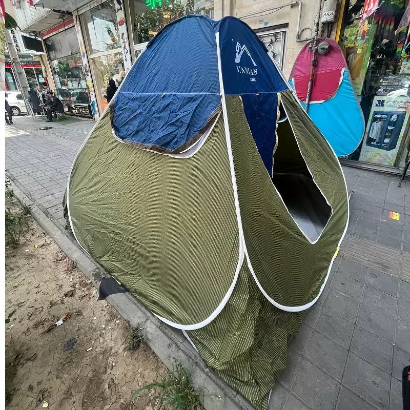 چادر مسافرتی ۱۲ نفره برنو با زیپ درشت و کف ضخیم