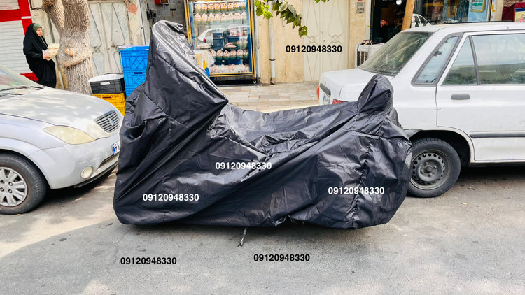 چادر موتور سیکلت ضداب یاماها xmax 250 با بک لس